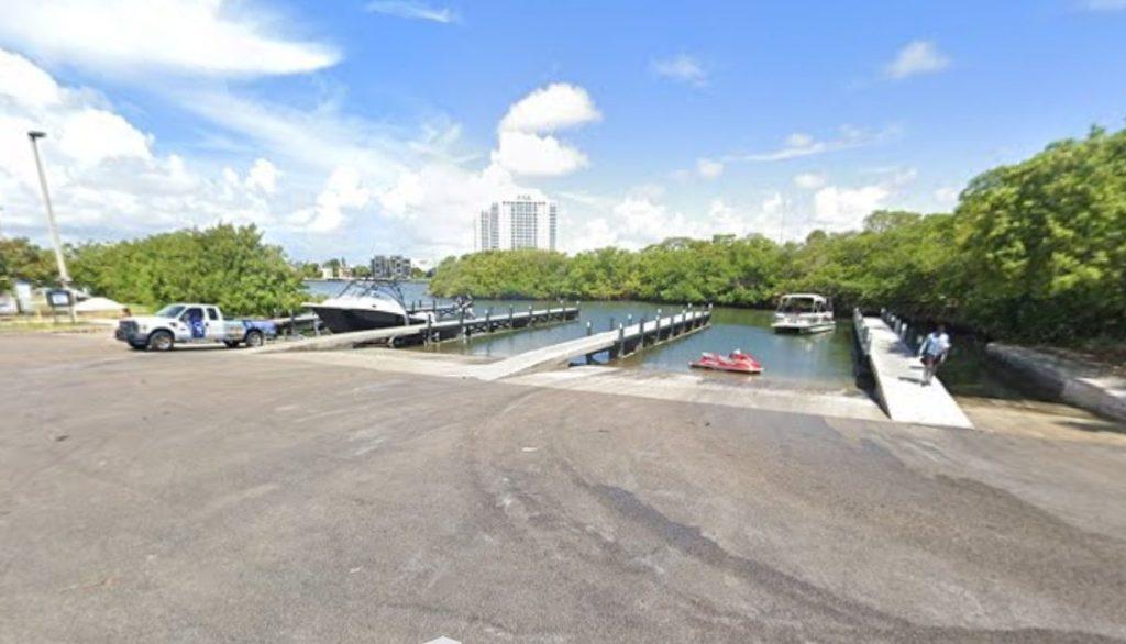 B.V. Buchanan Park fishing charter boat launch near Panama City Beach, FL