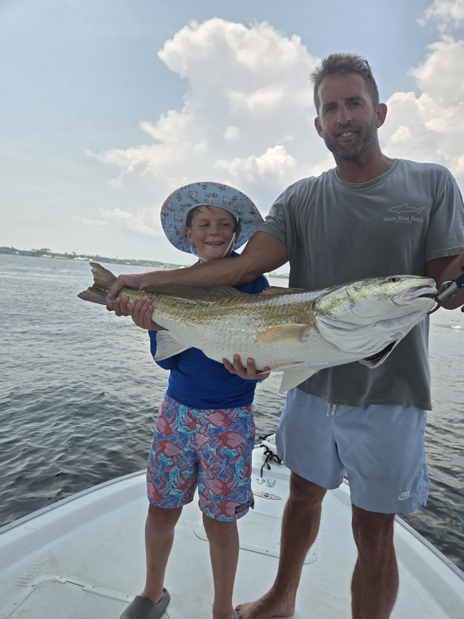 A successful fishing day on the waters around 30A